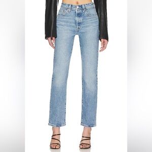 Levi’s 501 High Waisted Straight Jeans